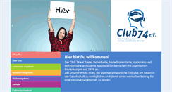 Desktop Screenshot of club74ev.de